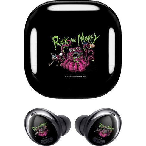 Adult Swim Rick and Morty Tentacle Attack Galaxy Buds Pro Skin